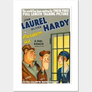 Laurel & Hardy - Pardon Us Posters and Art